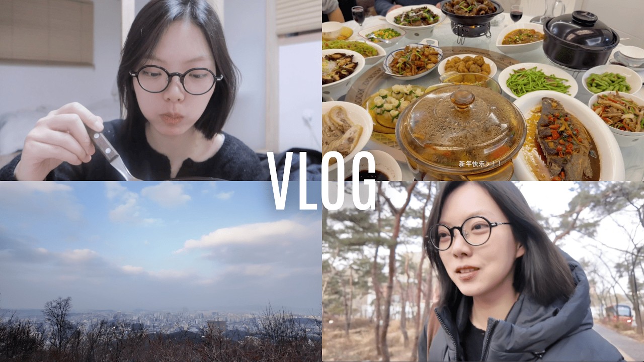 Vlog｜首尔生活日记｜短暂回武汉过年啦｜搬家后的记录