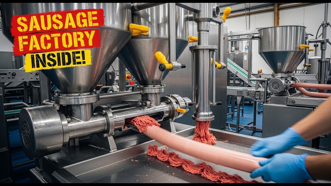 How Sausages Are Made 😲 | Inside the Sausage Factory Process