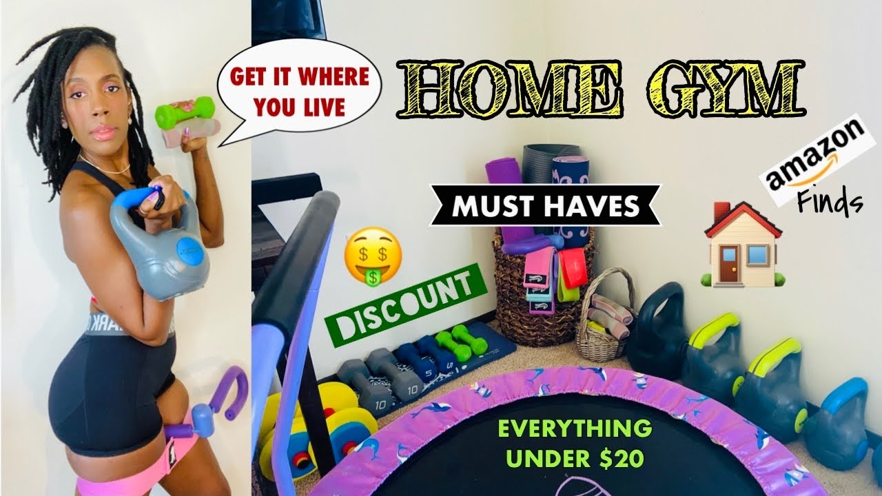 Build A Home Gym in a Small Space |Everything Under $20 | Workout From Home MUST HAVES