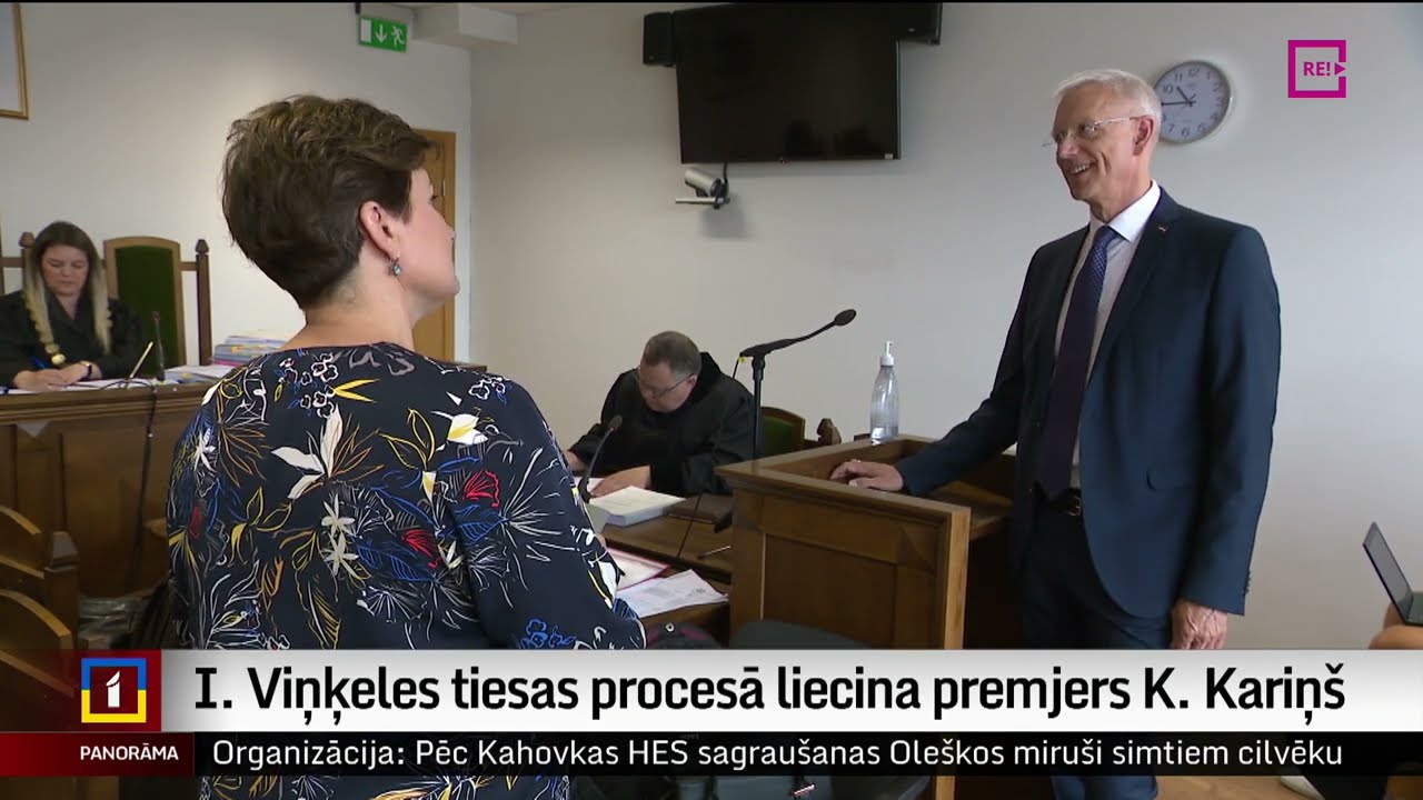 I. Viņķeles tiesas procesā liecina premjers K. Kariņš