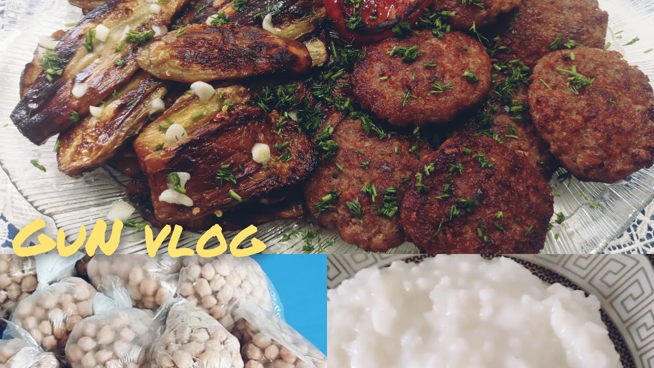 Sıyıq bisirdim. Noxudu nece yerbeyer edirem. Kotlet belede dadli olur.#vlog #gunlukvlog #gunvlog