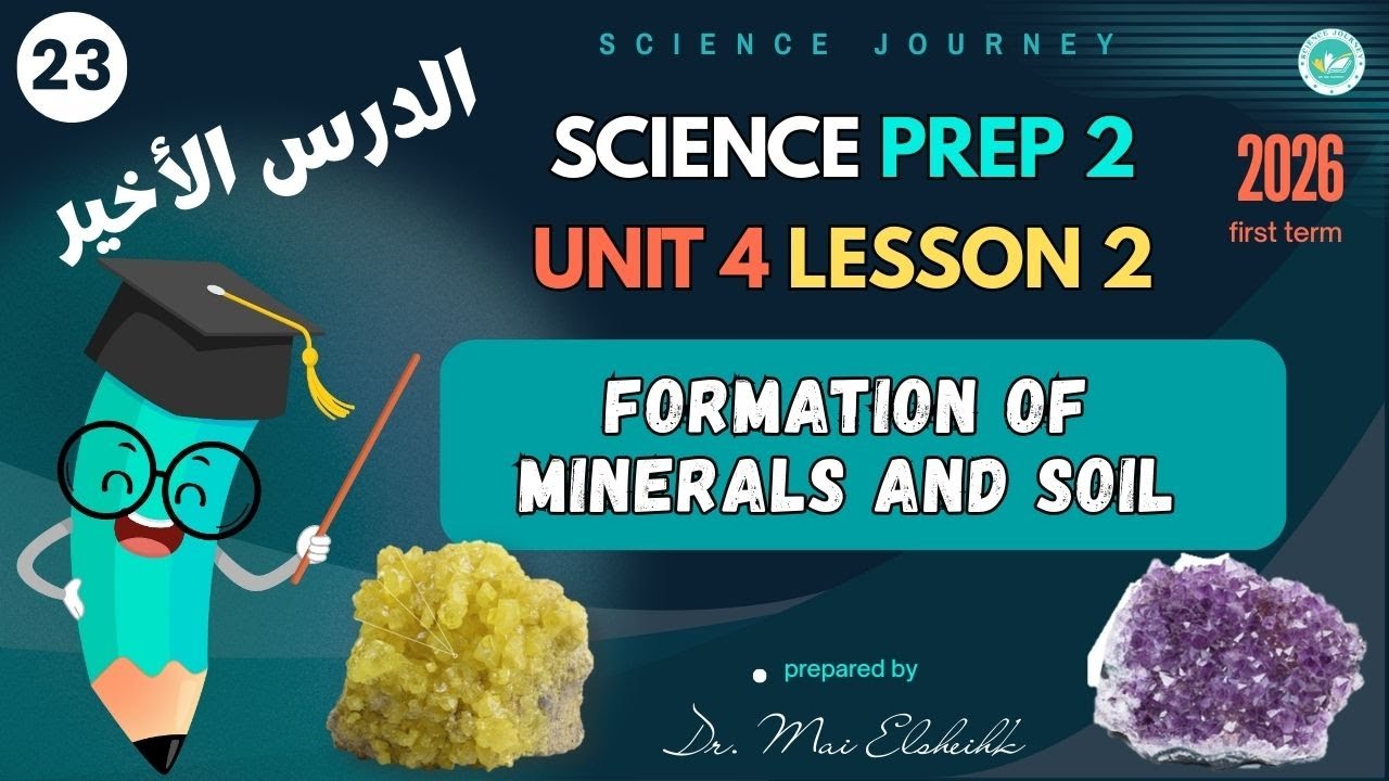 prep 2 | science | Formation of Minerals and Soil | unit 4 lesson 2 | part 1