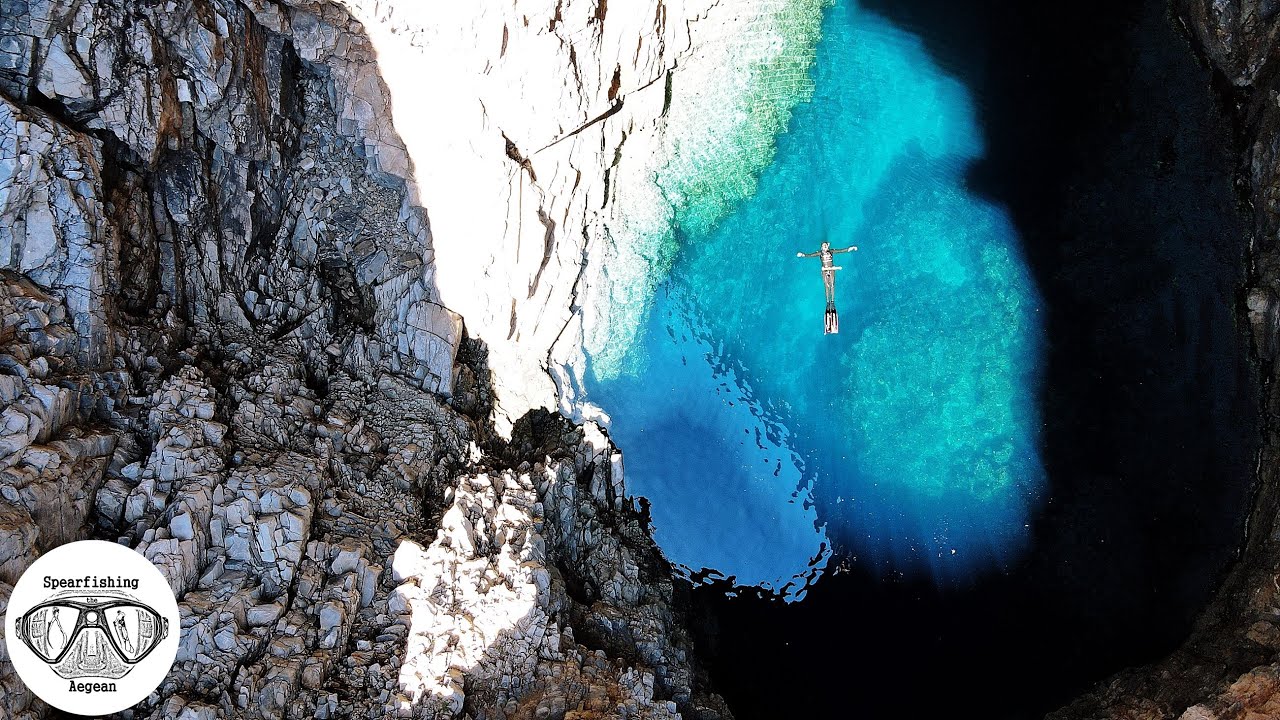 ΜΩΒ ΣΠΗΛΑΙΟ ΕΛΕΥΘΕΡΗ ΚΑΤΑΔΥΣΗ 🌍 | Spearfishing the Aegean 🇬🇷 ✔