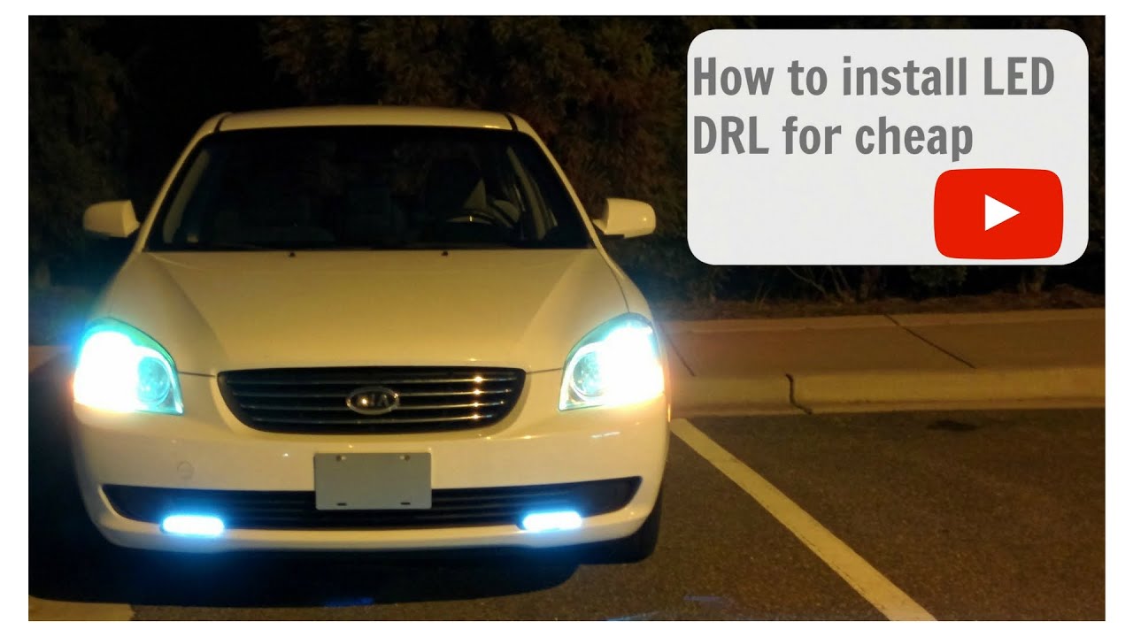 How to install LED DRL (Daytime Running Light) to any car