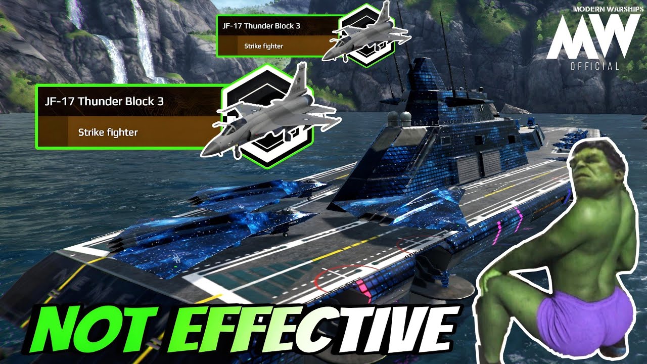 Using 2x JF-17 Thunder Block 3 - But Still Not Effective 🚫- Modern Warships 