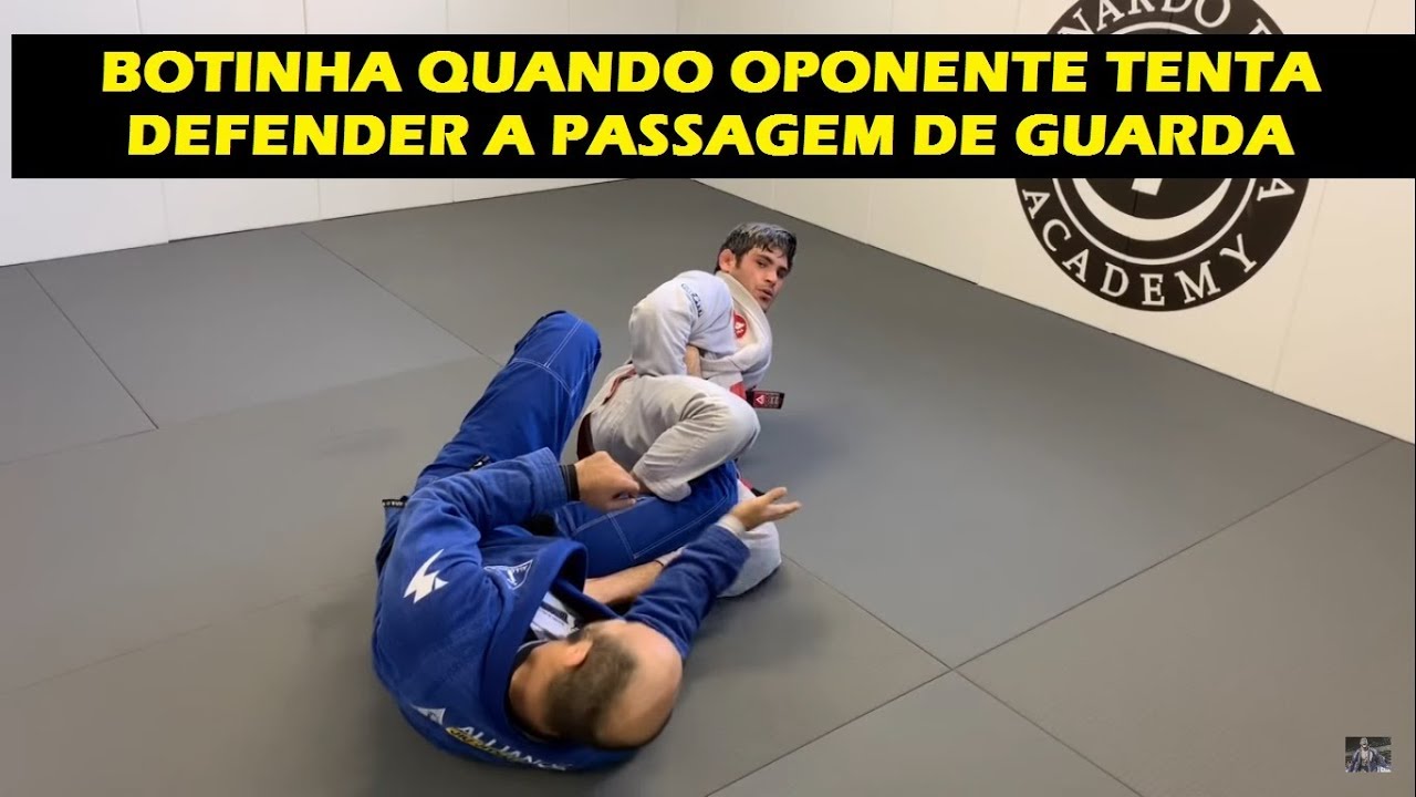 Chave De Pé Reta (Botinha) Quando Oponente Tenta Defender A Passagem De Guarda Com Rodrigo Alonso