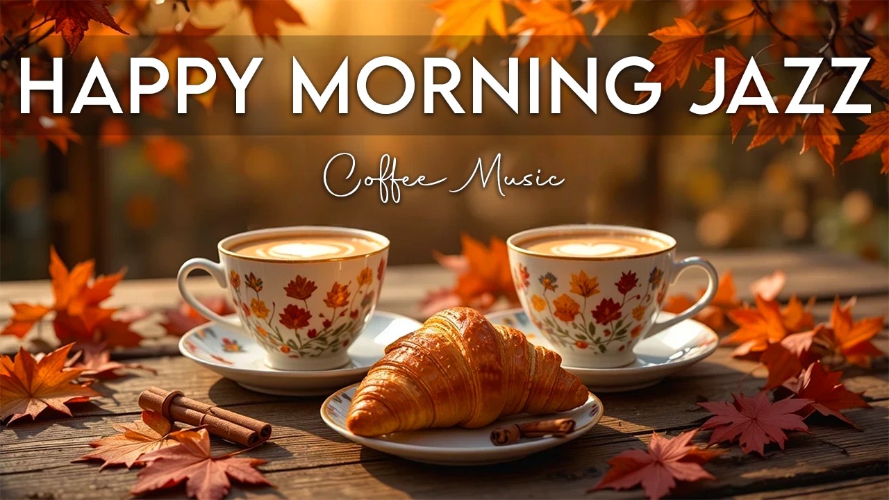 Happy Morning Jazz☕ Cozy Coffee Jazz for Study, Work and Calm Winter Relaxation