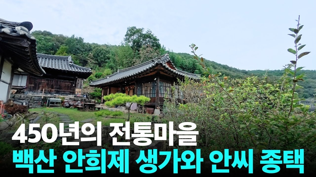 450년의 역사, 전통 한옥이 고즈넉하게 보존된 마을 | 경남 의령군