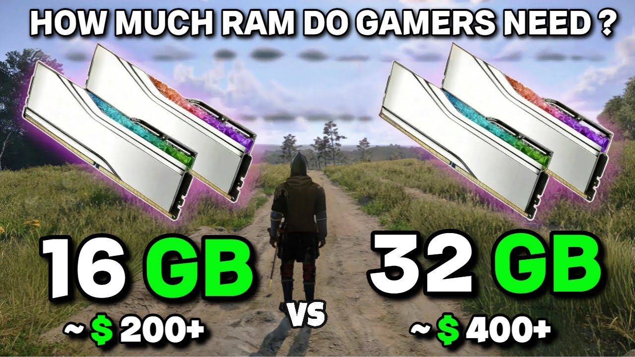 16GB VS 32GB RAM : Test in 8 Games 2026