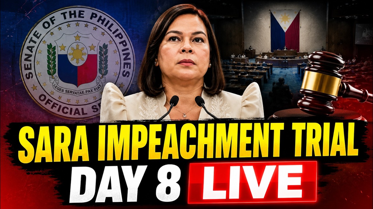 LIVE: Sara Duterte Impeachment Trial Day 8 | Philippine Senate Trial LIVE Updates