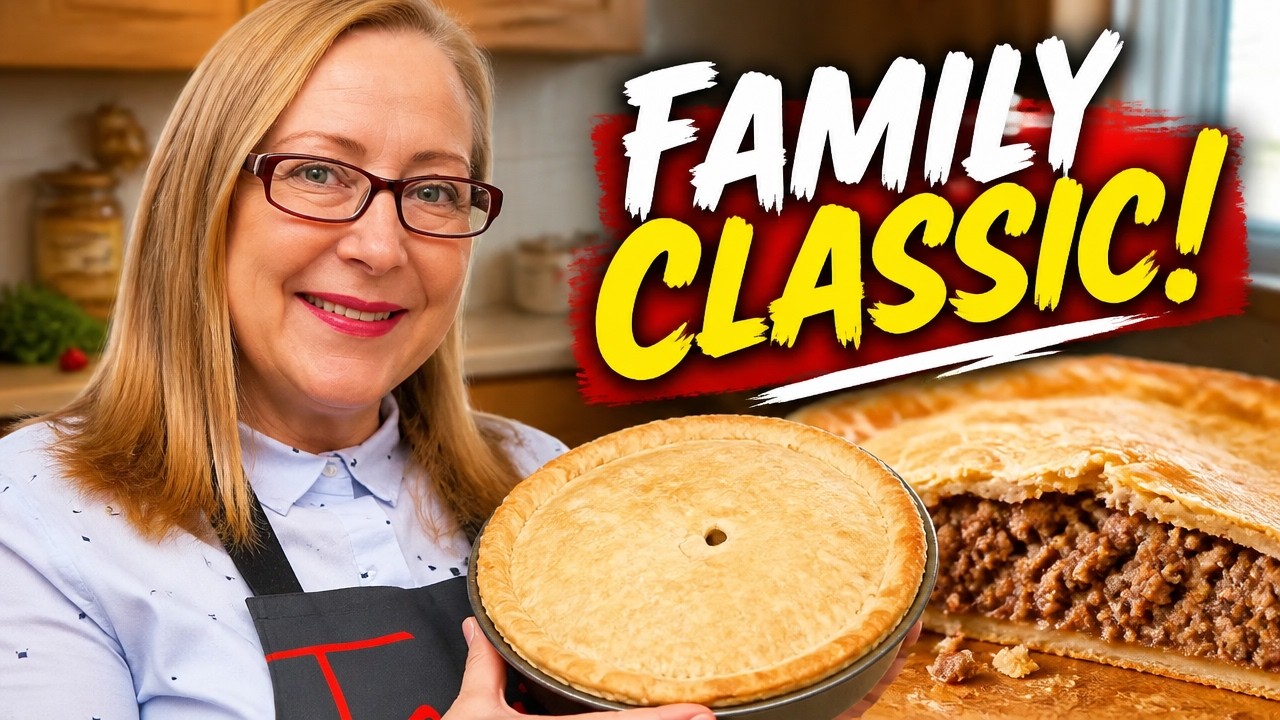 Grandma's Tourtière French Canadian Meat Pie