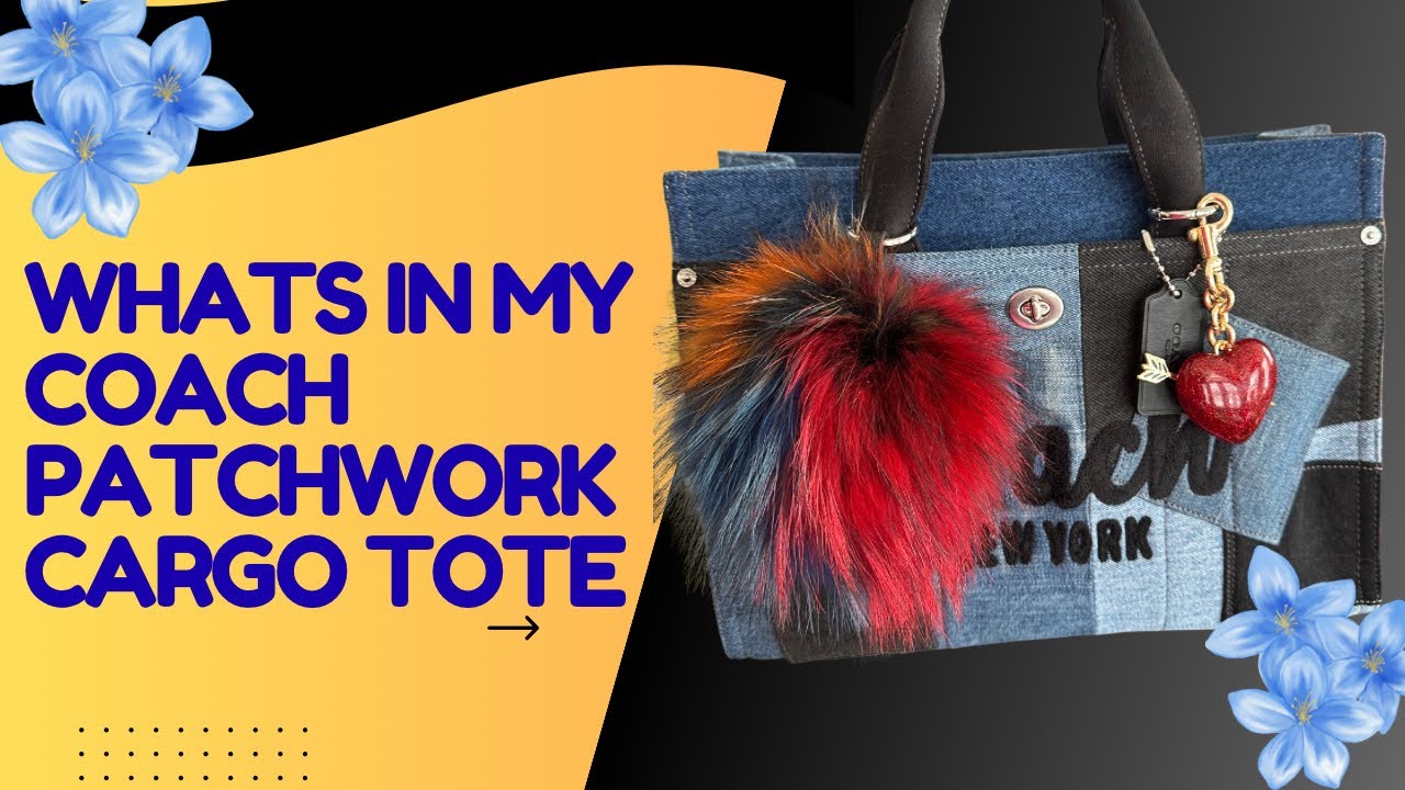 Что у меня в сумке! Сумка-карго Coach в стиле пэчворк! 👜💖