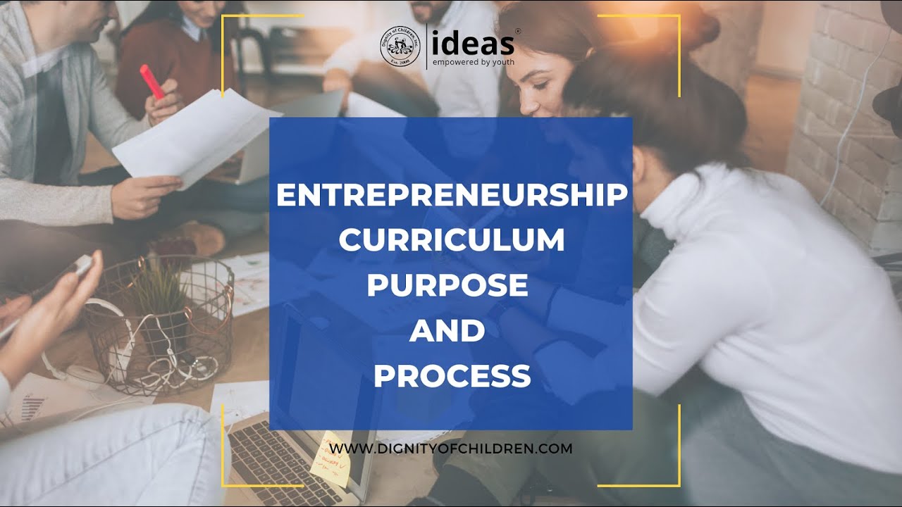 Entrepreneurship allows our young people to come up with a business idea that really matters to them