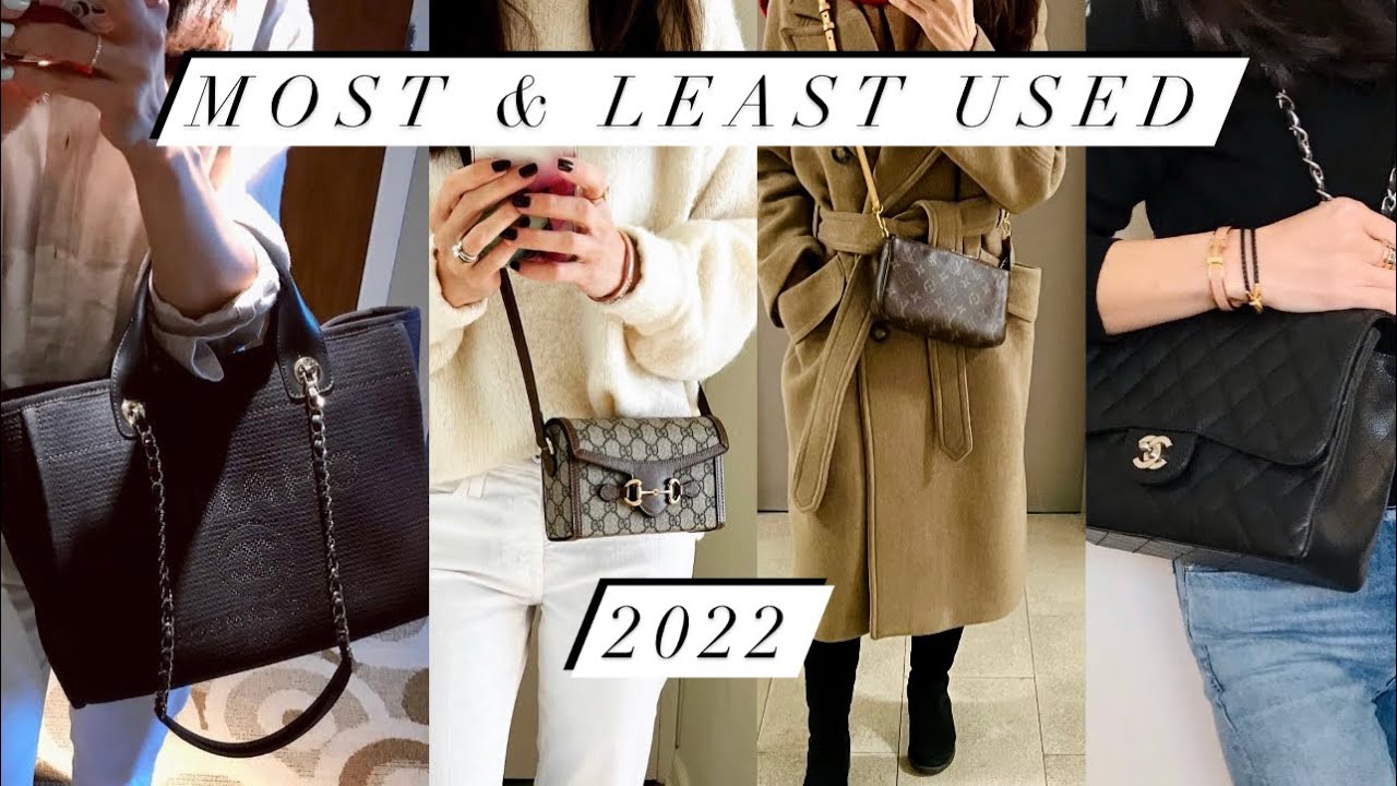 MOST & LEAST USED HANDBAGS of 2022!