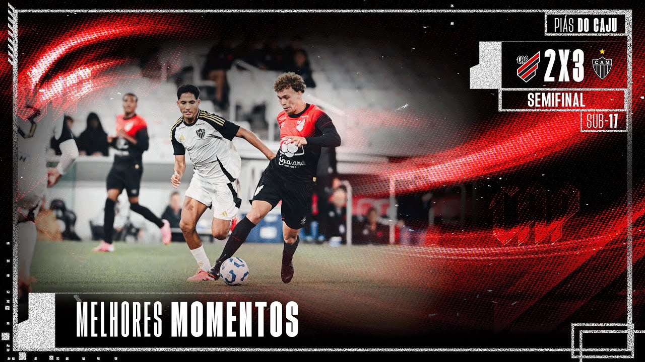 ATHLETICO 2x3 ATL&Eacute;TICO-MG | BRASILEIRO SUB-17 | MELHORES MOMENTOS