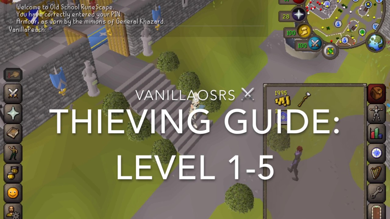 OSRS Thieving Guide Level 1-5
