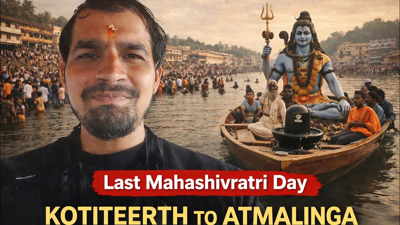 Mahashivratri in Gokarna | Walking from Kotiteertha to Mahabaleshwar Temple on Gokarn Beach Road