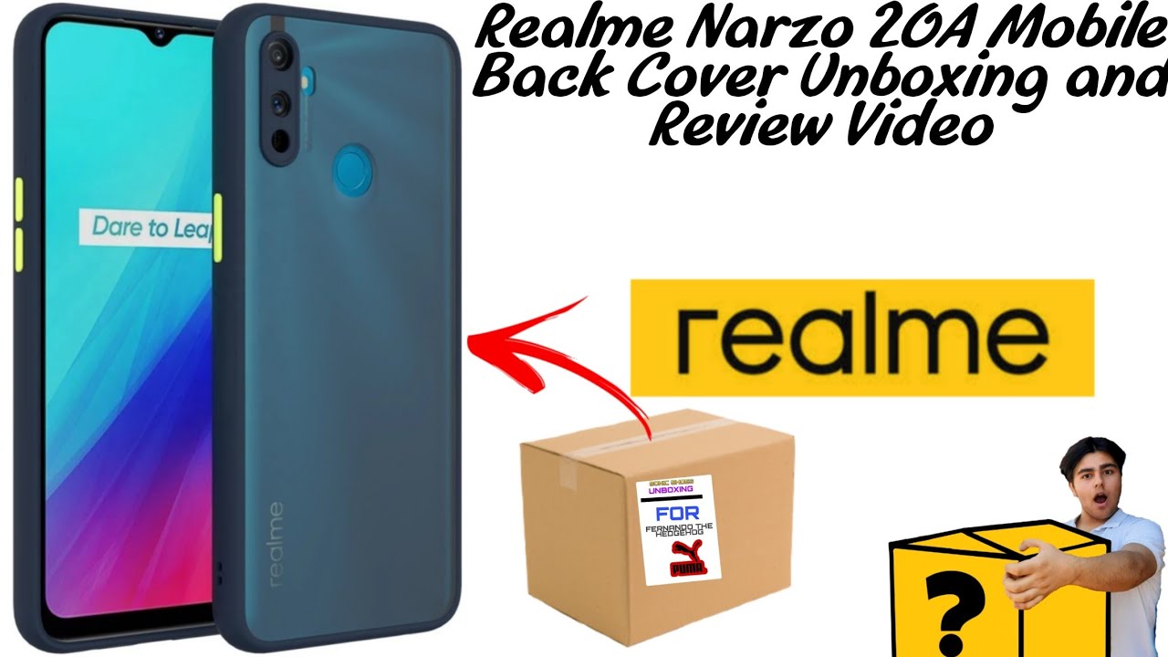 Realme Narzo 20A Back Cover Unboxing Video || Sumanta Karmakar