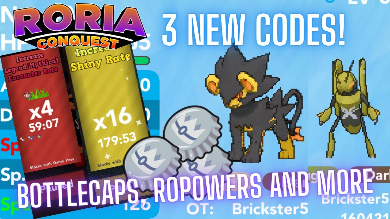 3 NEW CODES! FREE SHINIES, BOTTLECAPS, ROPOWERS, AND MORE!