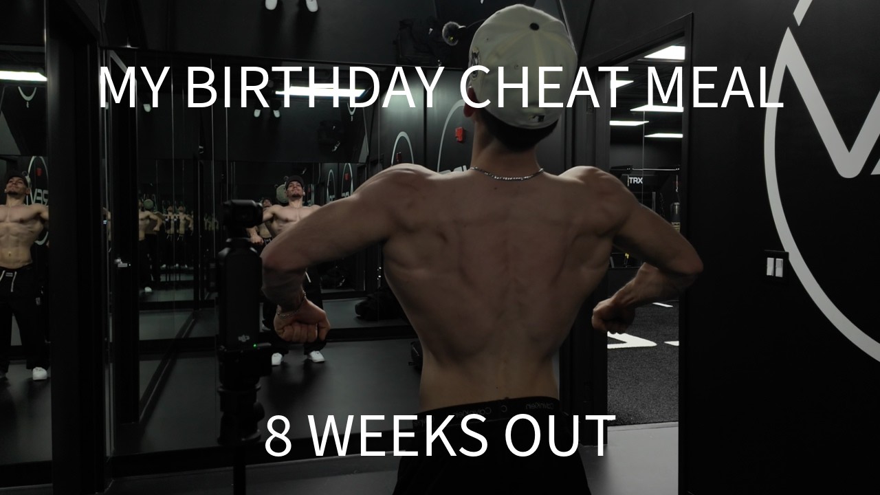 I FINALLY GETT A CHEAT MEAL ON MY BIRTHDAY WEEKEND!! 8 WEEKS OUT FROM MY FIRST BODYBUILDING SHOW!