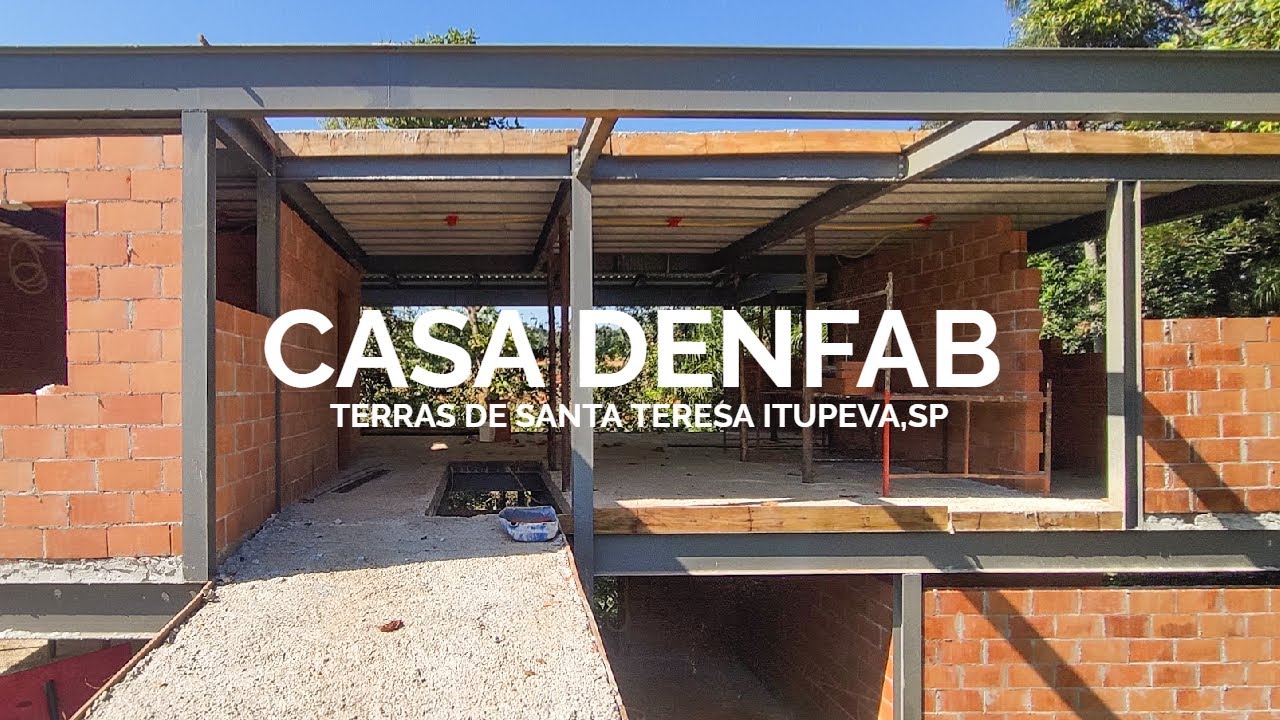 Casa em Estrutura Metálica, Terreno Íngreme | Projeto Completo