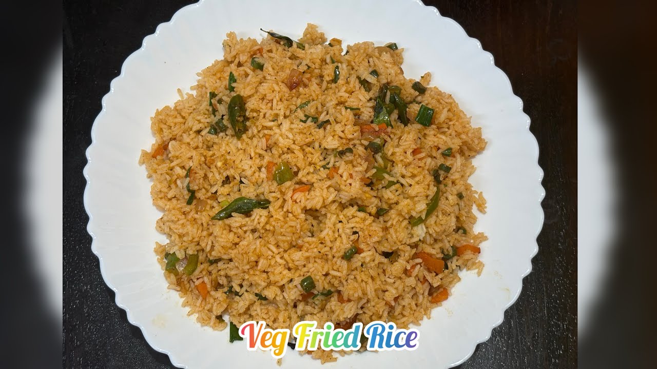 Homestyle Spicy Veg Fried Rice Without Sauce | ಸಾಸ್ ಇಲ್ಲದ ಮನೆಯ ಶೈಲಿಯ ಖಾರ ವೆಜ್ ಫ್ರೈಡ್ ರೈಸ್ 