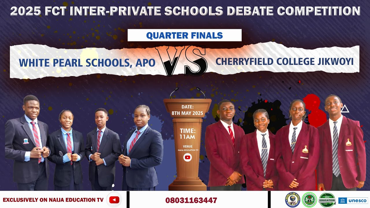 WHITE PEARL SCHOOLS APO vs CHERRYFIELD COLLEGE JIKWOYI (Quarter Finals)