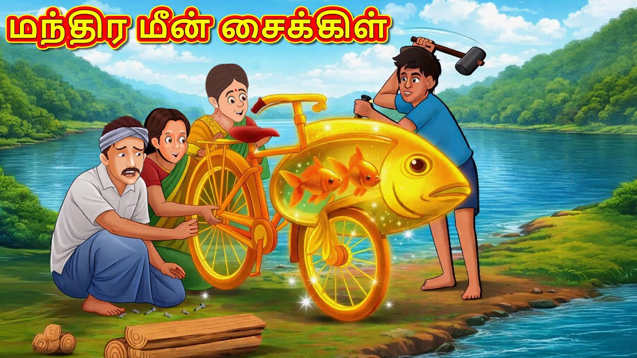 மந்திர மீன் சைக்கிள் | New Tamil Stories | Tamil Stories | Tamil Kataikal | Tamil Fun