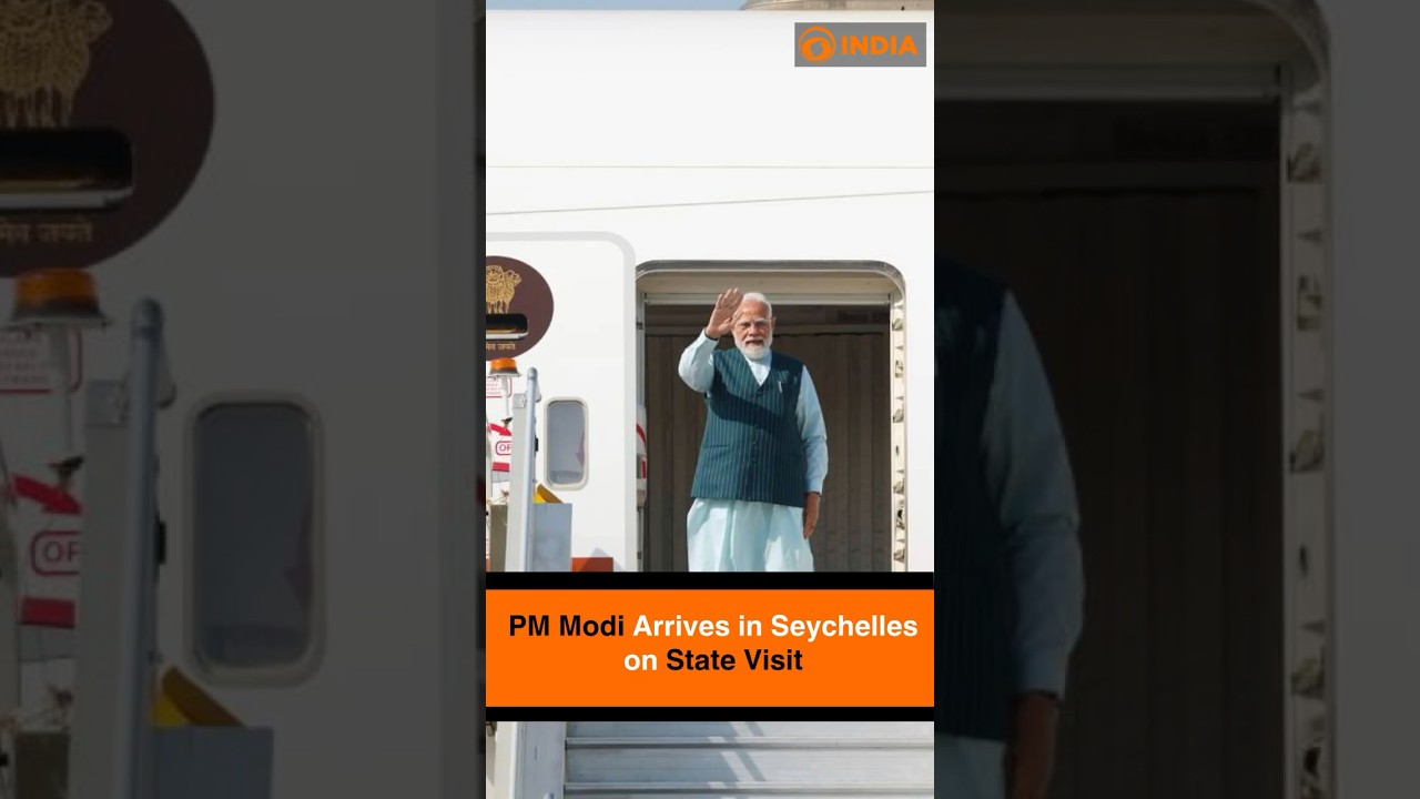 PM Modi Arrives in Seychelles on State Visit