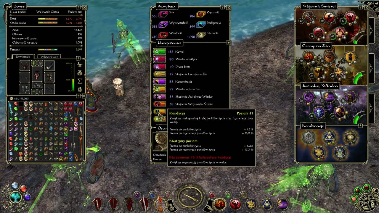 Sacred 2 Ice & Blood + ESMOD lvl121 Shadow Warrior build