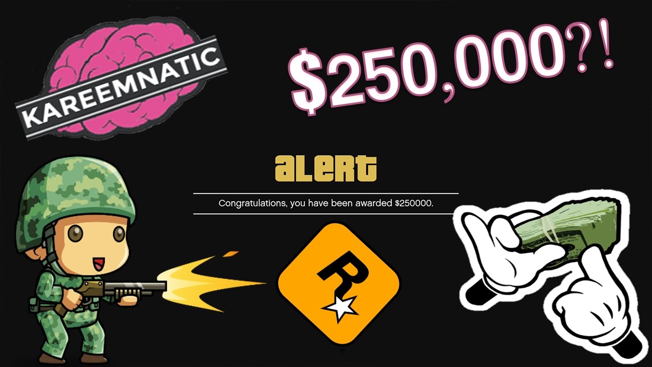 GTA 5 Online ROCKSTAR GAMES Gives Out $250,000 FOR FREE AGAIN?!
