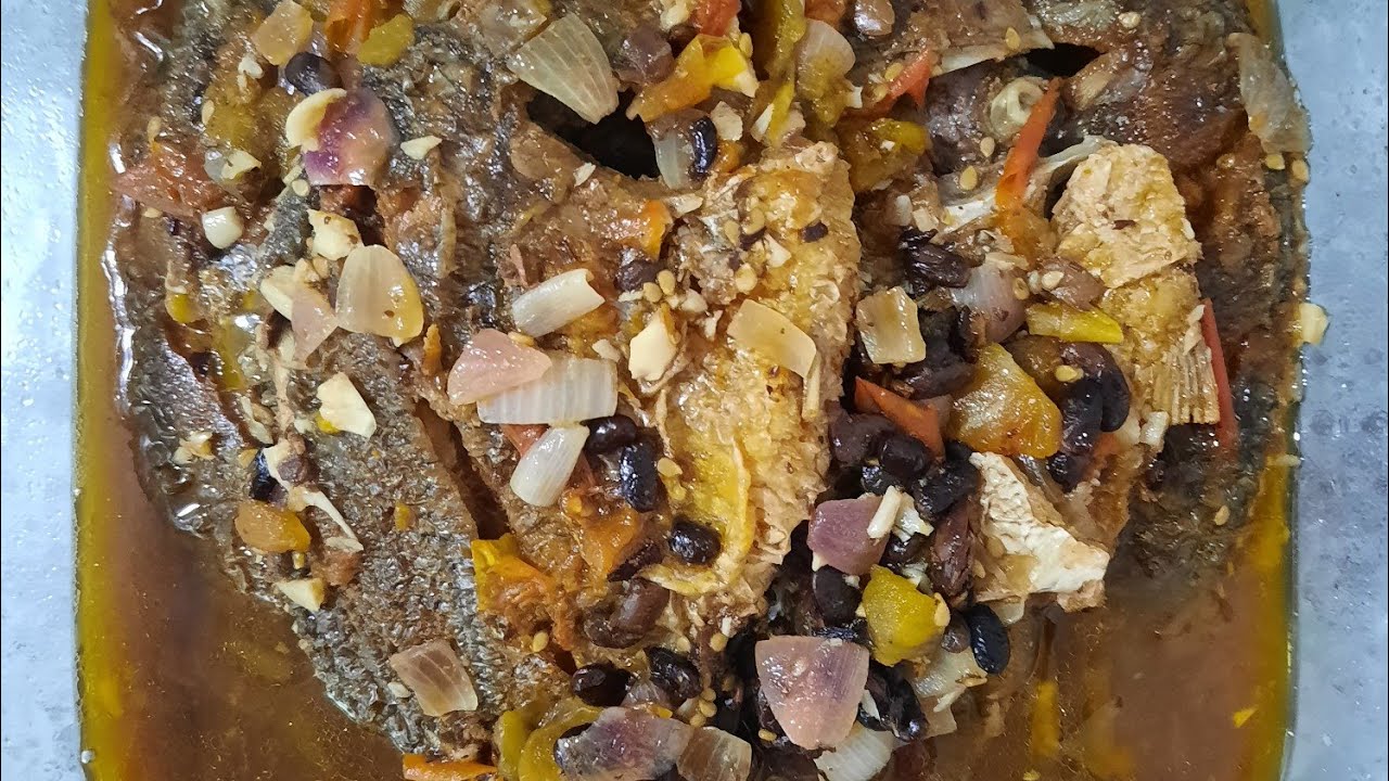 Tilapia lutong tausi..( black beans )