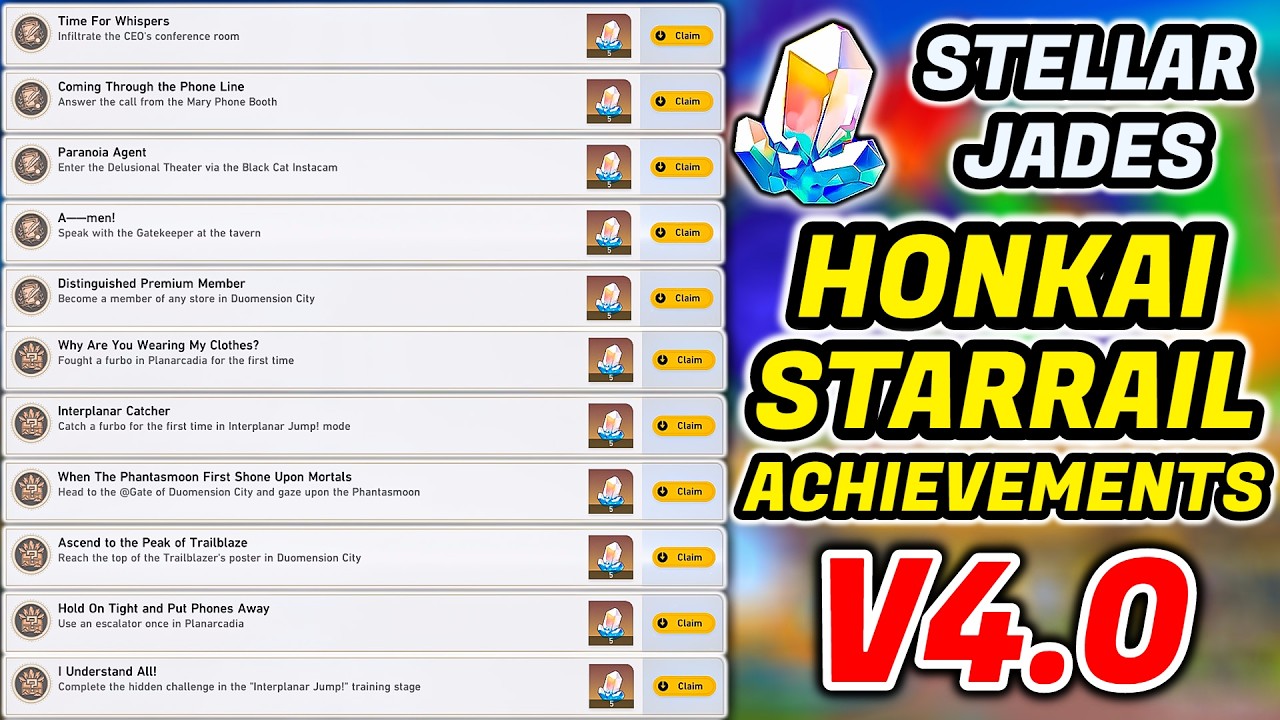 HSR 4.0 Hidden Achievements | Honkai Star Rail Hidden Achievements Guides