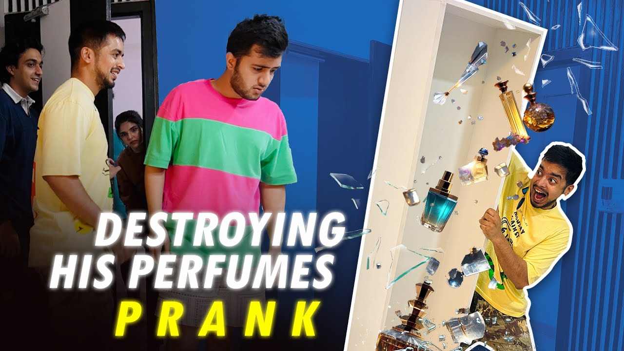 Destroying Rishu's Perfume Collection PRANK!