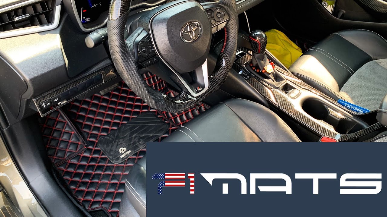 HOW TO UPGRADE YOUR INTERIOR WITH F1MATS I TOYOTA COROLLA HATCHBACK 2019 2020 2021 2022  (PART 1/3)