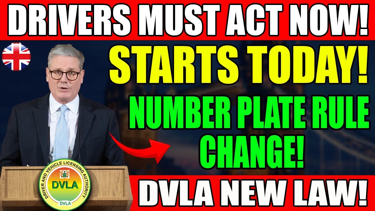 DVLA Launches Big Number Plate Change Today &ndash; UK Drivers Must Take Action Now!