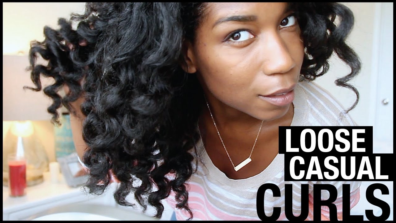 Casual Loose Curls | EASY Curling Wand on Natural Hair - Naptural85