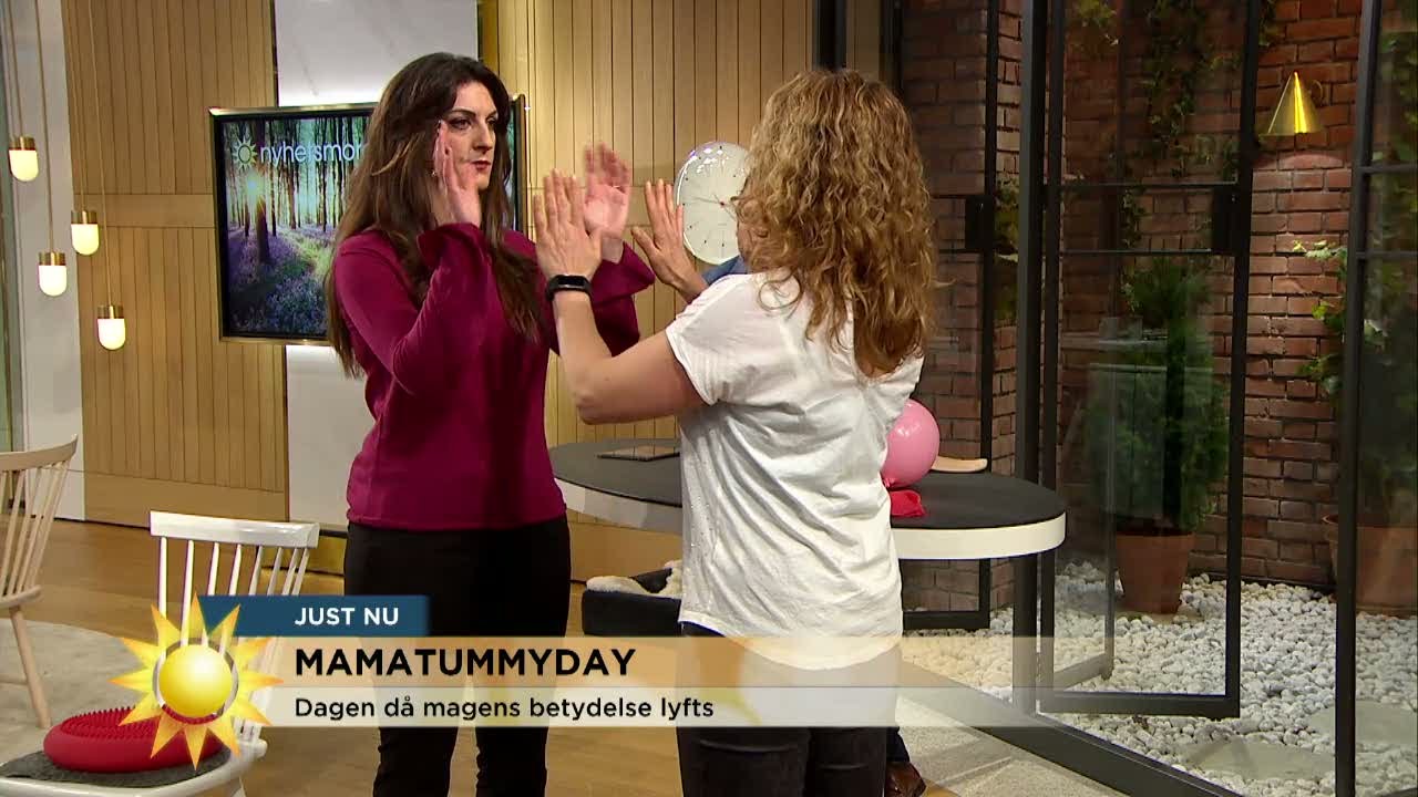 S&aring; tar f&aring;r du styrka i magen efter graviditeten - Nyhetsmorgon (TV4)