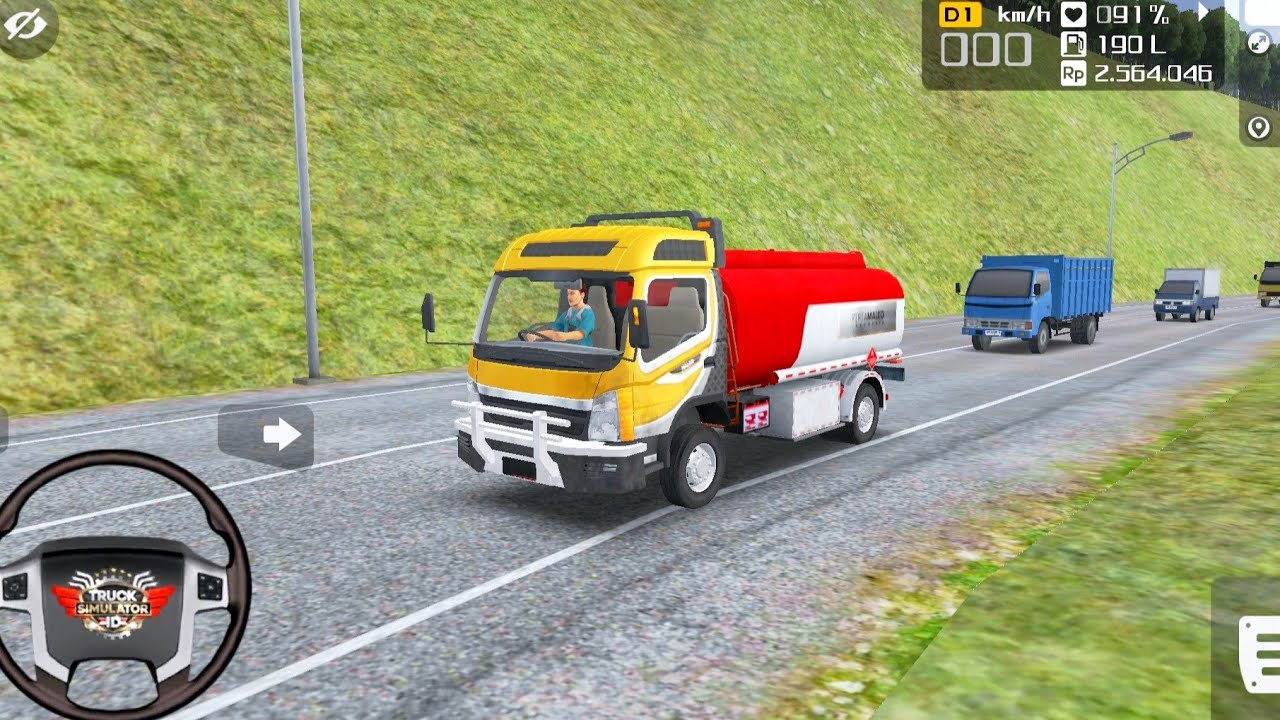 Oil Transport Mission | Indonesia Road Truck Driving Gameplay 🇮🇩