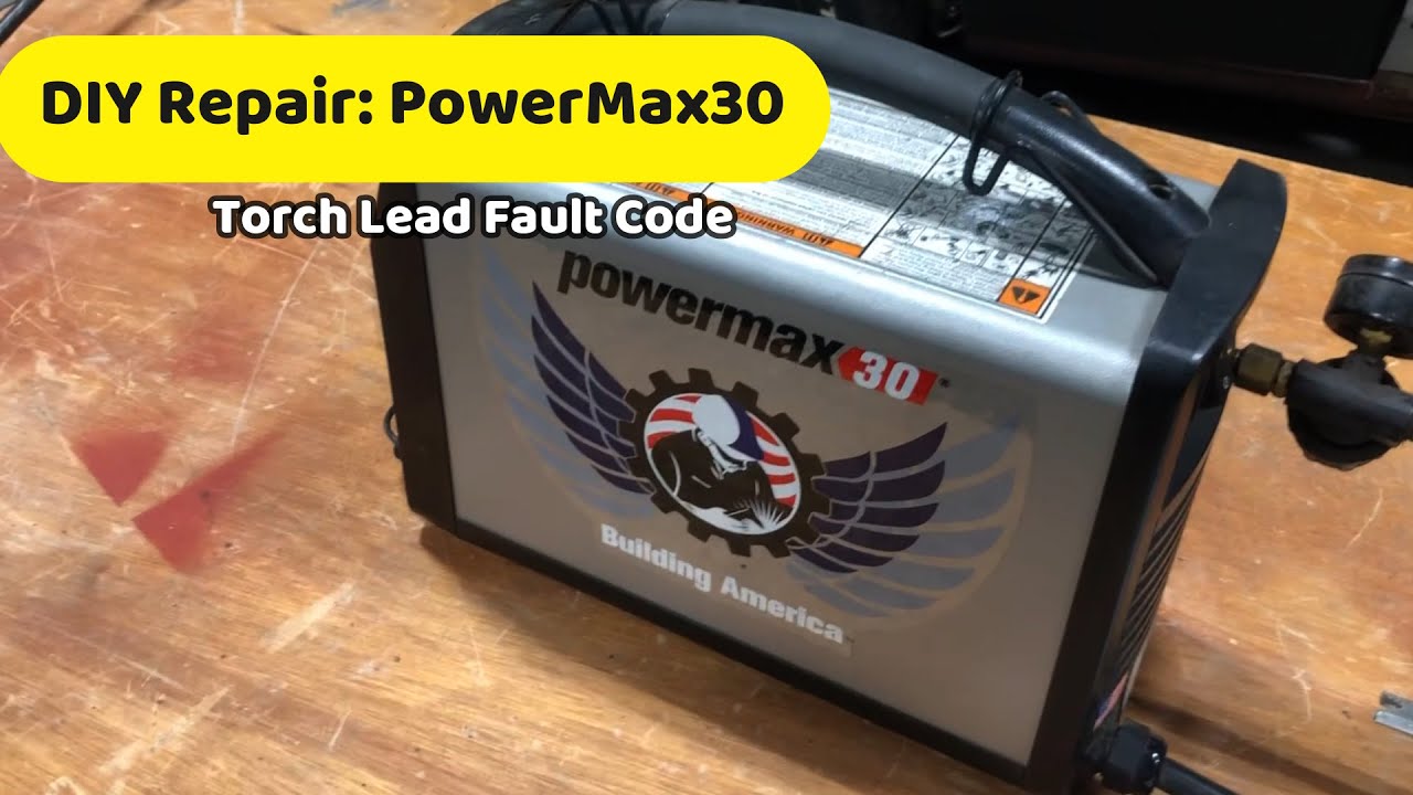 Hypertherm Powermax Plasma Cutter Fault Code - Torch Lead