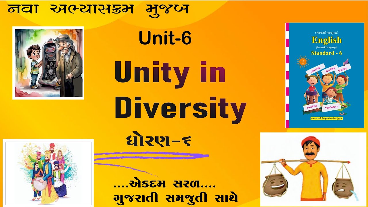 STD 6 |ENGLISH |Unit 6 |Unity in Diversity |