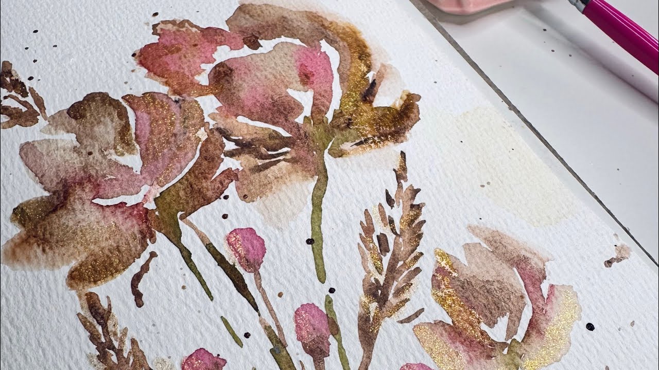 Loose Watercolor Florals for Beginners: Soft and Dreamy Techniques 🌸