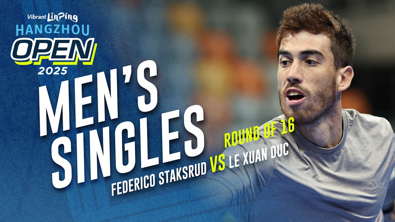 Federico Staksrud vs Le Xuan Duc - Men's Singles R16 | Vibrant Linping Hangzhou Open 2025