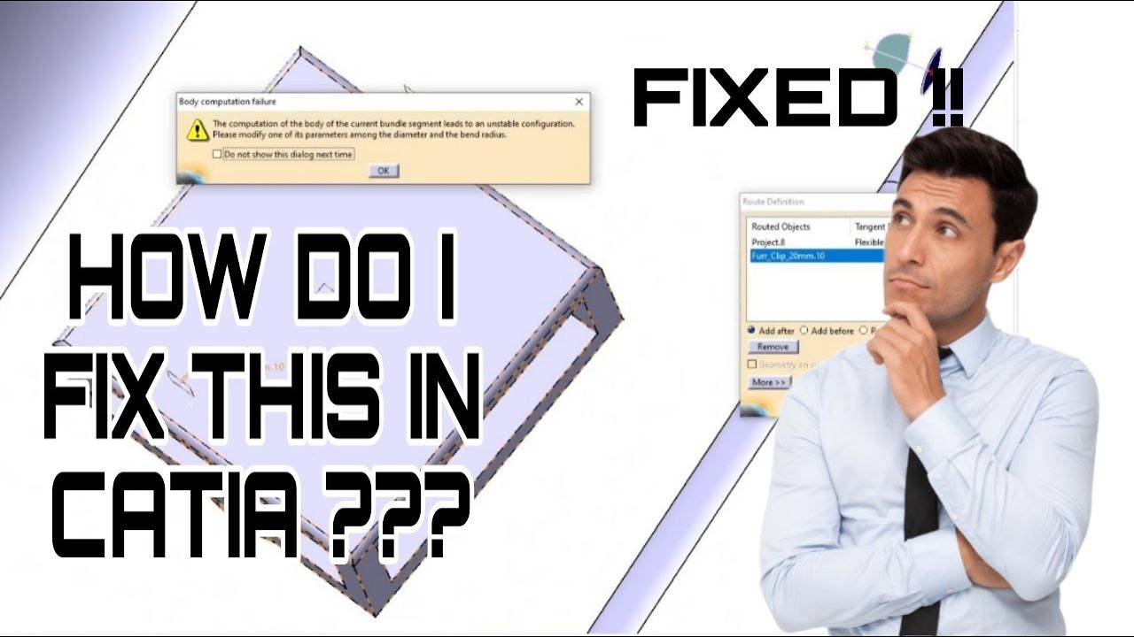 Mastering Catia V5 Bundle Routing: How to Fix Bundle Segment Problems with Ease!