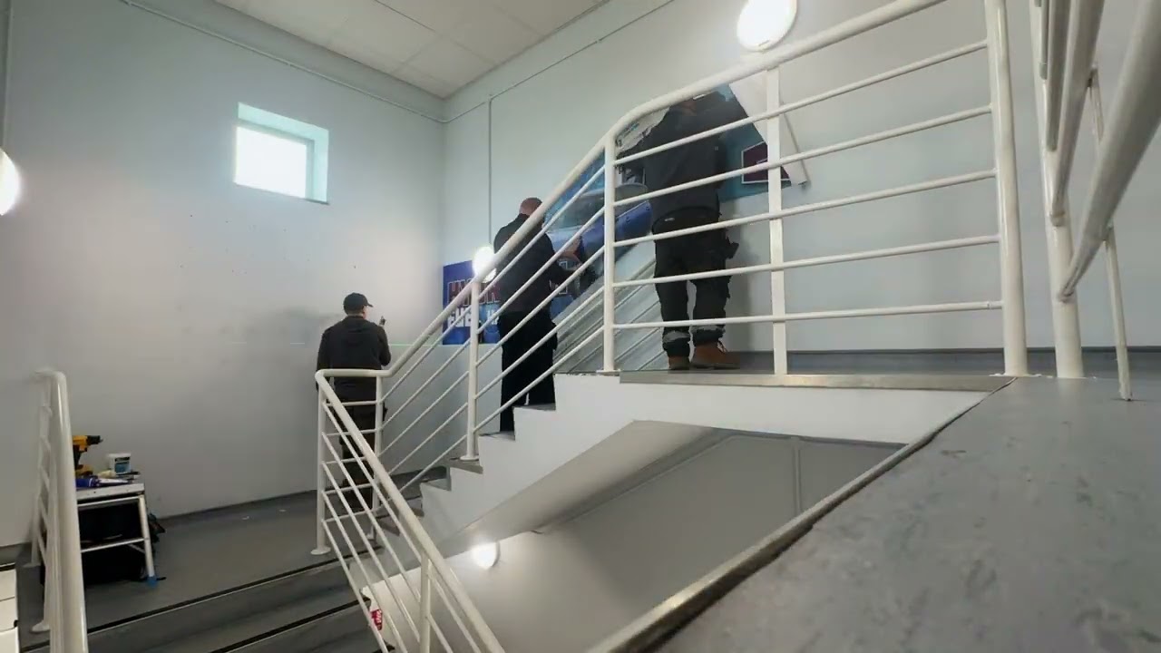 Macclesfield College Automotive stairwell