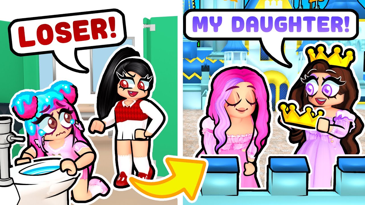 THE HATED CHILD GOT ADOPTED BY THE QUEEN IN BROOKHAVEN! ROBLOX BROOKHAVEN RP!