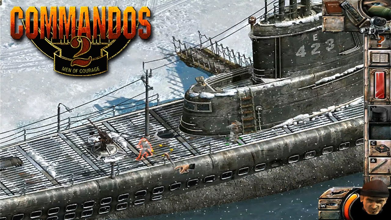 COMMANDOS 2 Men of Courage | White Death - full gameplay walkthrough with commentary (HD)