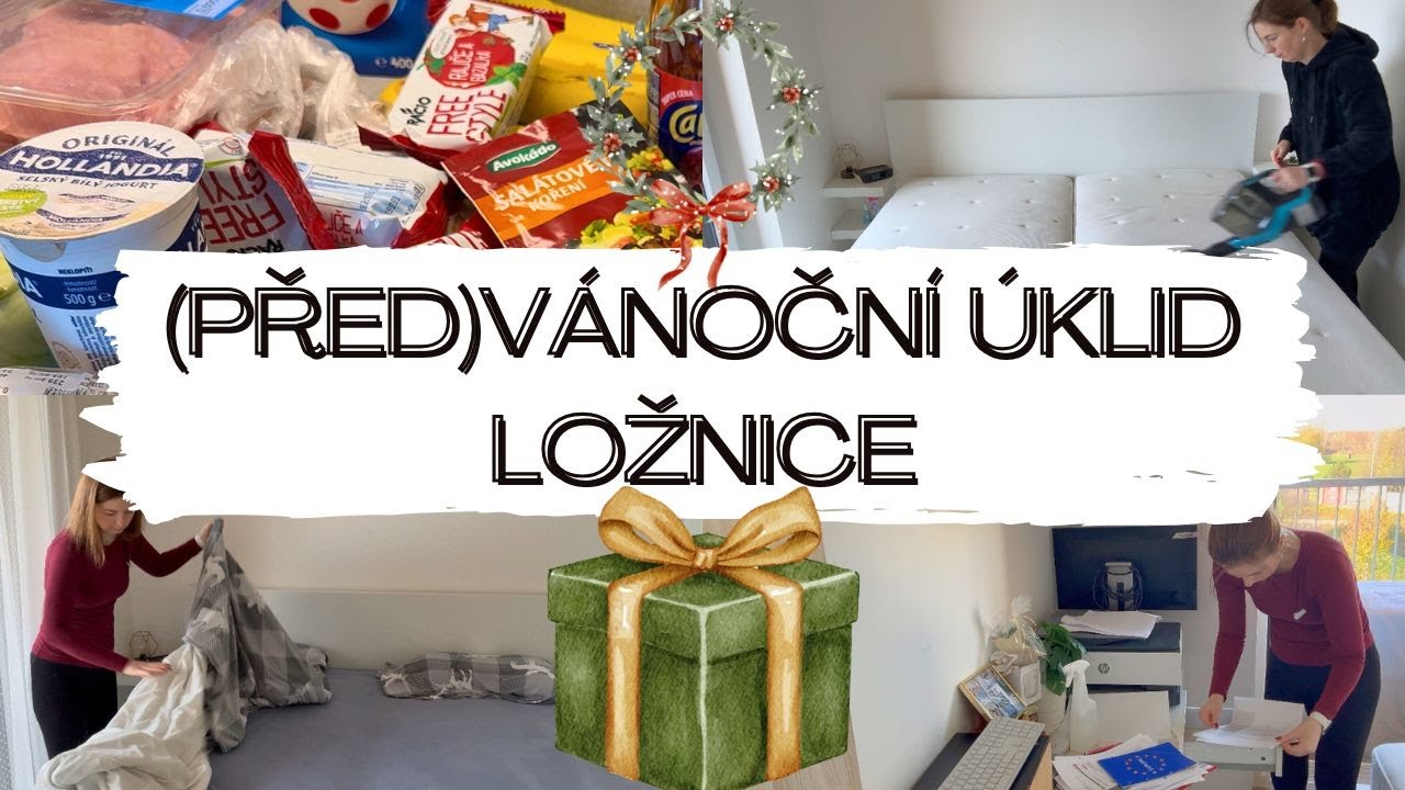 (PŘED) V&Aacute;NOČN&Iacute; &Uacute;KLID🎄| LOŽNICE🛏️| T&Yacute;DENN&Iacute; N&Aacute;KUP POTRAVIN🛒