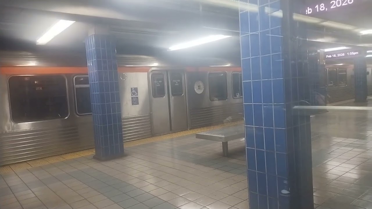 SEPTA Northbound Broad Street Line B1 Local Train Ride from Oregon Avenue to Walnut-Locust Streets