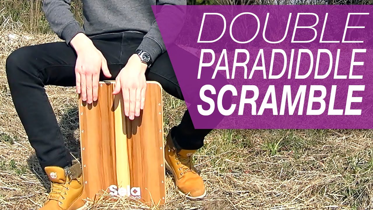 Cajon Tutorial: Crazy Double Paradiddle Fill